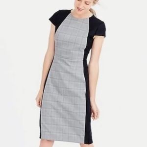 J.Crew Plaid Sheath Dress